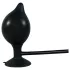 You2Toys - plug anal gonflable - silicone noir