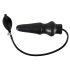 Plug anal gonflable latex noir