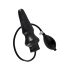 Plug anal gonflable latex noir