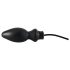 Plug anal gonflable latex noir