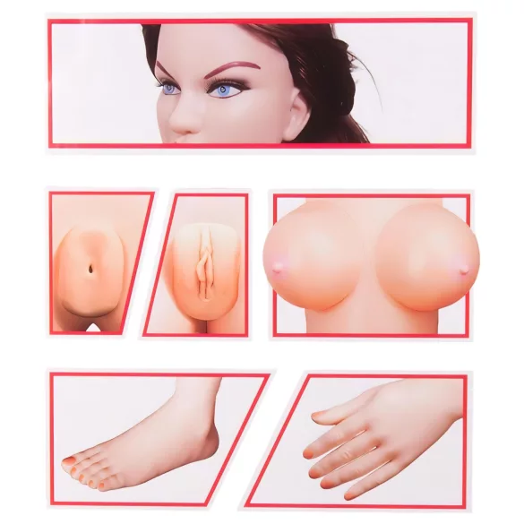 Suzie Carina - poupée sexuelle gonflable femme