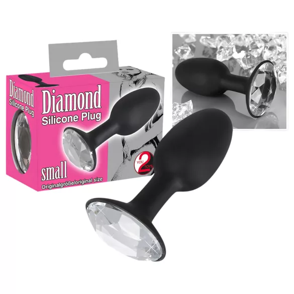 You2Toys - Diamond - plug anal en silicone (petit)