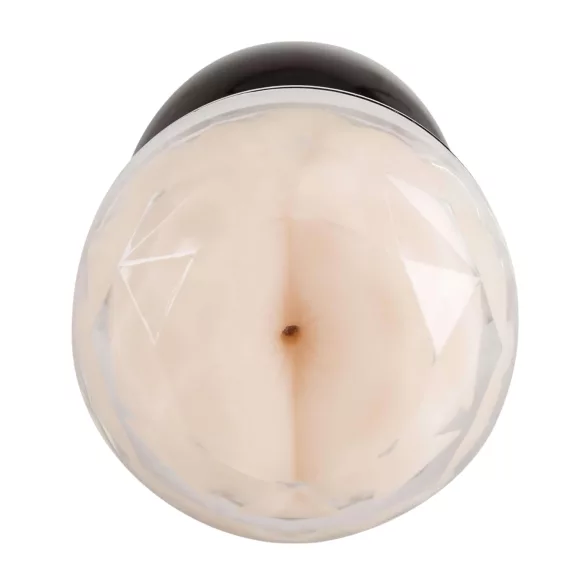You2Toys - Masturbateur double vagin et anus - silicone noir