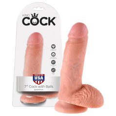 King Cock 7 - Dildo réaliste (18 cm)