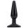 Plug anal classique, taille moyenne (noir)