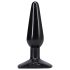 Plug anal classique, taille moyenne (noir)