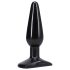 Plug anal classique, taille moyenne (noir)