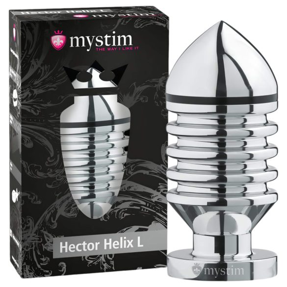 mystim Hector Helix - grand plug anal électro-stimulant