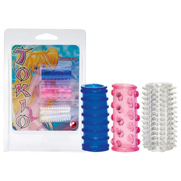 You2Toys - Set de manchons péniens japonais (3 pcs)