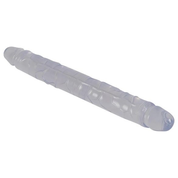 Double gode cristal (34cm)