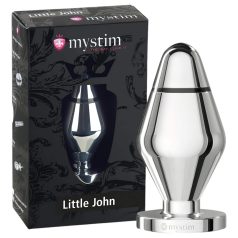 mystim Little John - petit plug anal électrique (argent)