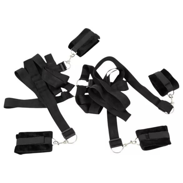 Bad Kitty - kit de bondage pour lit - 5 pièces - peluche