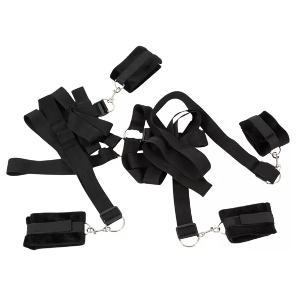 Bad Kitty - kit de bondage pour lit - 5 pièces - peluche