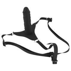 You2Toys - Godemichet ceinture en silicone (noir)