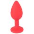 Colorful JOY - petit plug anal en silicone (rouge)