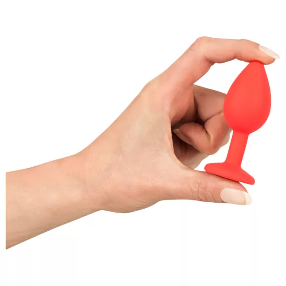 You2Toys - Colorful JOY - plug anal en silicone - petit (rouge)