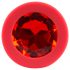 Colorful JOY - petit plug anal en silicone (rouge)