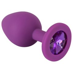 JOY Coloré - plug anal silicone (moyen, violet)