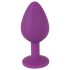 JOY Coloré - plug anal silicone (moyen, violet)
