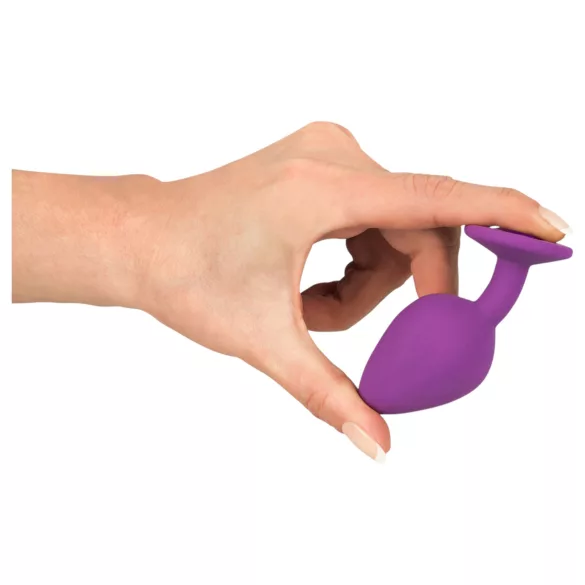 You2Toys - Colorful JOY - plug anal en silicone - taille moyenne (violet)