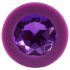 JOY Coloré - plug anal silicone (moyen, violet)