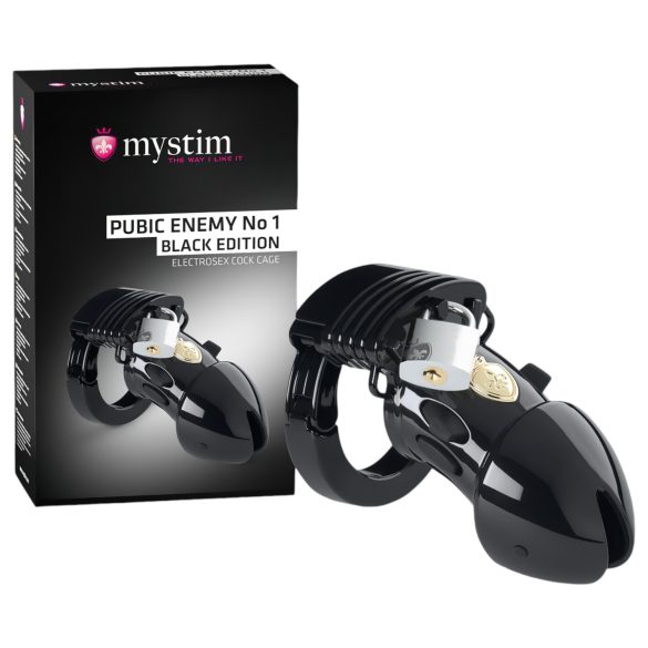 Mystim Édition Noire PUBIC ENEMY No 1 - Cage Électro pour Pénis