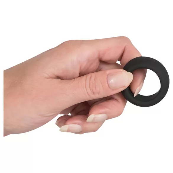 Black Velvets - anneau pénien épais 2,6 cm - noir