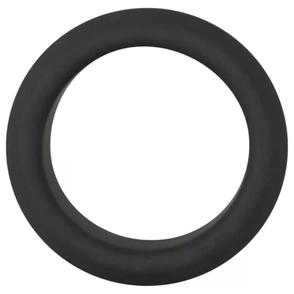 Black Velvets - anneau pénien épais - silicone noir 3,2 cm
