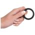 Anneau noir Velvet - épais et robuste (3,8 cm)