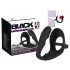 Black Velvet - Plug anal avec anneaux pénis et testicules (noir)