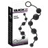 Black Velvet - 6 perles anales (noir)