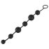 Black Velvet - 6 perles anales (noir)