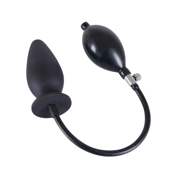 You2Toys - plug anal gonflable - silicone noir