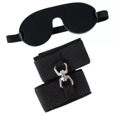 Bad Kitty - menottes et masque yeux - noir