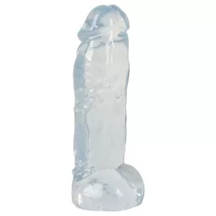 Crystal Clear Big Dong - grand godemichet en gel (21,5 cm)