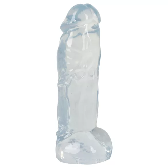 Crystal Clear Big Dong - grand godemichet en gel (21,5 cm)