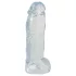 Crystal Clear Big Dong - grand godemichet en gel (21,5 cm)