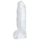 Dildo géant cristal clair