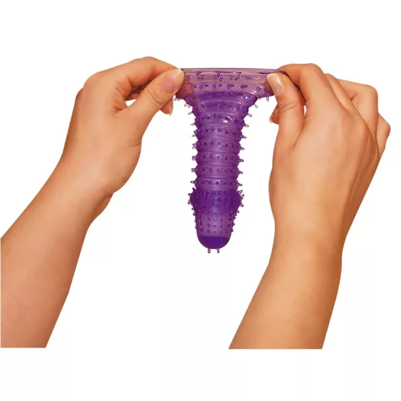 You2Toys - Gode pénis - Texturé - Silicone violet