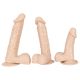 Amant européen - dildo avec testicules - moyen (naturel)