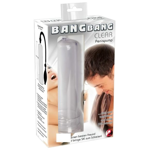 Bang Bang - pompe pénis - transparent