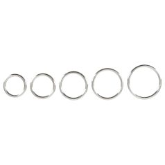   Bad Kitty - Ensemble d'anneaux pénis en métal (5 pièces)