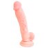 Dildo silicone médical (18cm) - naturel