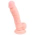 Dildo silicone médical (18cm) - naturel