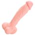 Dildo en silicone médical 24 cm - naturel
