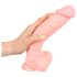 Dildo en silicone médical 24 cm - naturel