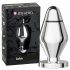 mystim Little John - plug anal électro - argent (grand)