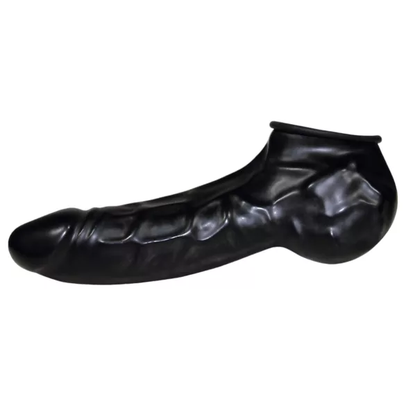 You2Toys - Gaine pénis et scrotum latex noir - Be Bizarre