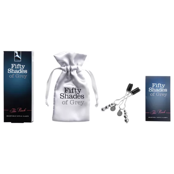 Fifty Shades of Grey - pince-tétons réglable - gris