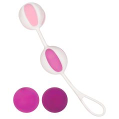 Boules de Geisha 2 - Set ajustable (rose-blanc)